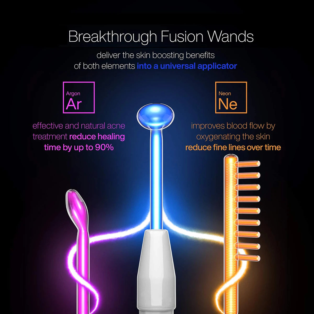 Facial Electrotherapy Machine Wand FUSION